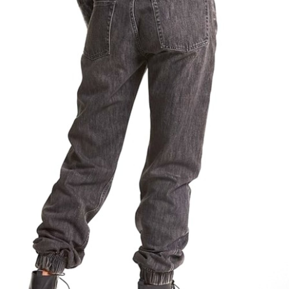 Michael Kors denim jogger in grey. Size 2, NWT